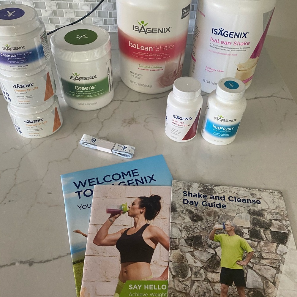 Isagenix program - never been used items